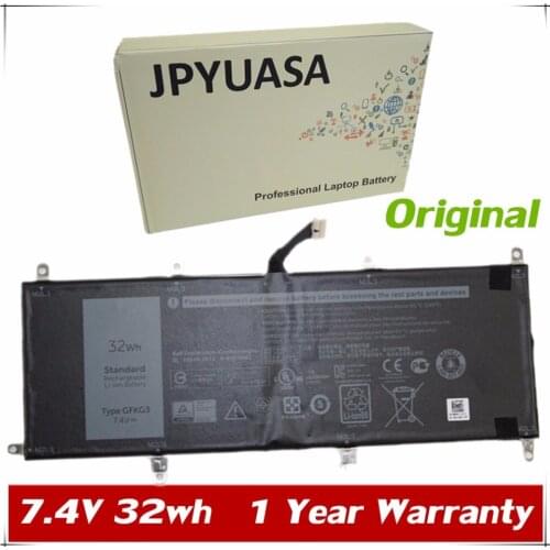 7XINbox 7.4V 32wh Original Laptop Battery For DELL GFKG3 0VN25R VN25R Tablet