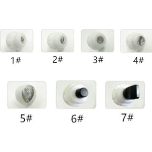 Acoustic Shock Wave Transmitters Heads Tips 1# 2# 3# 4#5# 6# 7# for Shockwave Therpay Pain Relief Machine