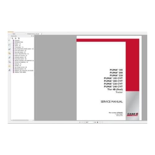 Case Machine New Model Service Manual Full DVD 2019 [142GB]