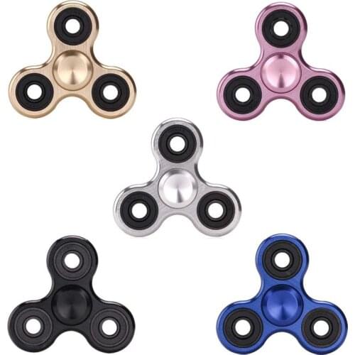 EDC Hand For Autism ADHD Anxiety Stress Relief Focus Kids Alloy Metal Aluminum Spinner Hand Fidget Spinner Toys