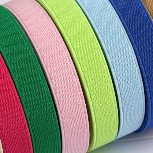 28Meters/Roll High-Elastic Band 5 Rolls 20mm Polyester Elastic Bands for Clothes Garment Sewing Accessories