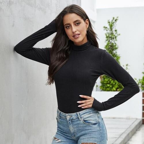 Женские футболки с длинным рукавом FEIBUSHI China At AliExpress