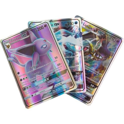 Pokemon cards 300 Pcs No repeat GX card Shining Cards Game TAG TEAM VMAX Battle Carte Trading Children Toy