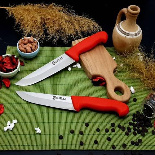 Surlaz Kitchen Knife Meat Knife Salad Knife Bread Knife 2 Piece Set