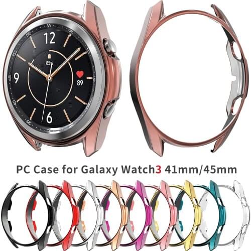Lightweight PC Hard Case for Samsung Galaxy Watch 3 41mm 45mm Cover Watch3 Thin Bumper Protective Shell Frame Accessories