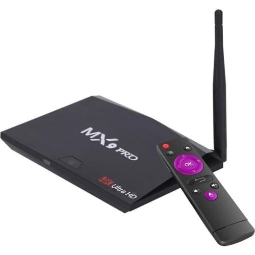 MX9 Pro Set-top Box, Android 7.1 4K HD Media Player, 2GB, 16GB, Smart TV Device, RK3328, Quad Core, 2.4G WiFi, Bluetooth 4.0, H