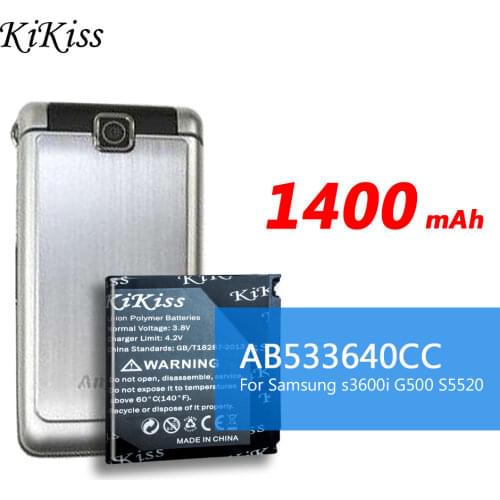 Original KiKiss AB533640CC AB533640CU Batteria For Samsung S6888 S3710 S3600 GT-S3600i S3930C S3601 S5520 S569 F338 battery