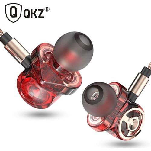 QKZ CK10 In Ear Earphone Sports Earbuds With Microphone 6 Dynamic Driver Unit Headsets Stereo Sports HIFI Subwoofer Earphones