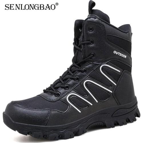 SENLONGBAO Men's Motorcycle Boots