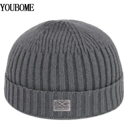 Skullies Beanies Winter Men Knitted Hat Women Winter Hats For Men Winter Cap Miki Docker Skullcap Gorras Bonnet Male Beanie Hat