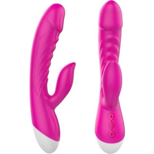 Silicone G-Spot Clitoral Vibrator,Multi-Speed Vibration USB Rechargeable Waterproof Wand Massager Vibrators Sex Products Sex Toy