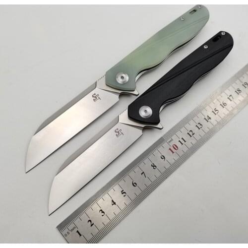 Eafengrow Sitivien ST103 Folding D2 Blade G10 Pocket Survival Hunting Tactical Flipper Outdoor Camping Kitchen Rescue EDC Knife