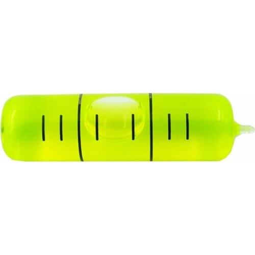 QASE 8*30mm Accuracy 6' High Precision Glass Level glass level bubble Cylindrical Bubble Spirit Level Green Water
