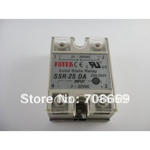 Solid State Relay SSR-25DA 25A /250V 3-32VDC