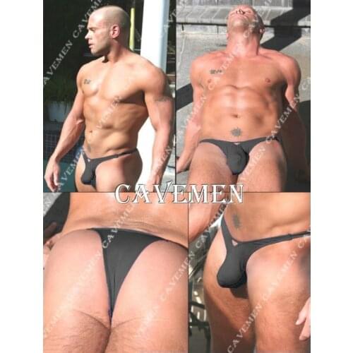Cavemen official Mens T pants * 2385 *sexy men lingerie T-Back Thong G-String T pants Brief Underwear free shipping