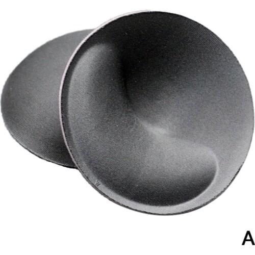 1pair Thick Sponge Chest Cushion Round Removeable Bra Push Breast Accessories Inserts Padding Swimsuit Cups Pads Up Sports T5H4