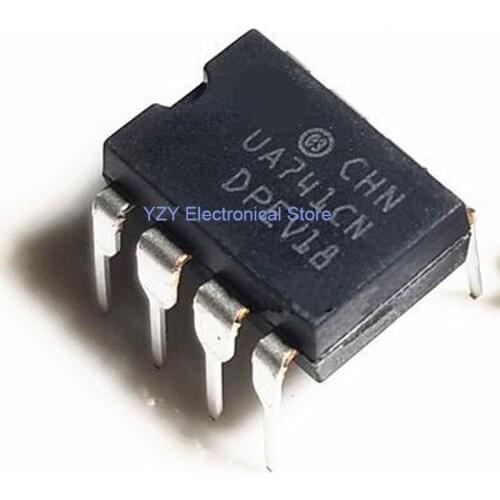 10PCS/LOT UA741CN DIP8 UA741 DIP UA741CP NEW ORIGINAL Fast Shipping