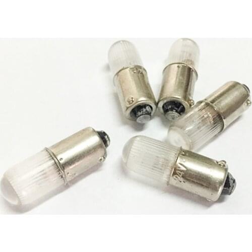 1PCS Flashlight bulb B9 6.3V indicator E10 12V small lamp beads E10 24V 110V 220V 380V signal light bead B9 bayonet light