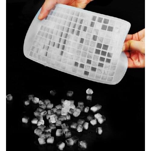 160 Ice Cubes Frozen Mini Cube Silicone Ice Tray 100% Food Grade Silicone