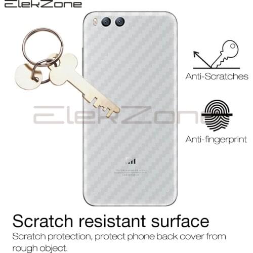 5PCS/Lot For Xiaomi Mi A3 A2 A1 6X 5X CC9E 3D Carbon Fibre Protective Back Film For Xiaomi 6 8 9 Lite SE Carbon Fibre(Not Glass)