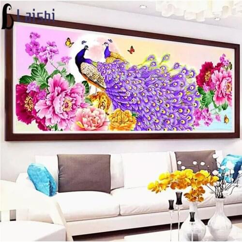 5D Diamond Embroidery Animal peacock Flower Full Diamond Painting Mosaic Landscape Flowers Cross Stitch Home Decor Handwork Gift