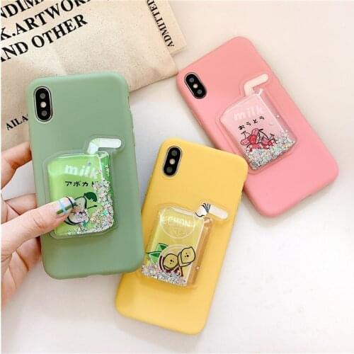 Cute 3D Dynamic Quicksand Case For Xiaomi Poco X3 NFC Soft Protective Back Covers Phone Cases Redmi 9A 9 9C