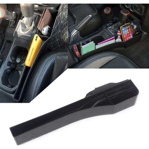 Car Gear Shift Storage Box Organizer Black ABS Car Styling for Jeep Wrangler JL Accessories 2018 2019 2020