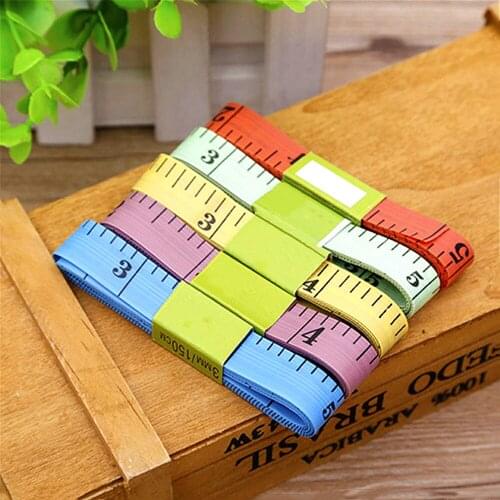 1.5M 2PCS Body Height Measuring Ruler Tailor Tape Soft DIY Sewing Ruler Meter Sewing Measuring Tape for Chest Waist Measuring