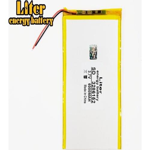 3286152 3.7V,6000mAH 3085150 (polymer lithium ion battery) Li-ion battery for tablet pc 7 inch 8 inch 9inch