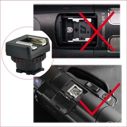 MSA-MIS Standard Hot Cold Shoe Adapter Converter For Sony Multi Interface Shoe DV Camcorder Mount