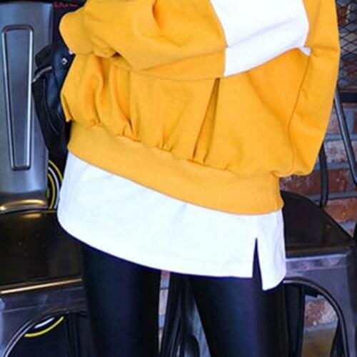 Unisex Men Women A Shirt False Mini Skirt Flared Curved Fake False Hem Show Thin Half-body Befree Skirts