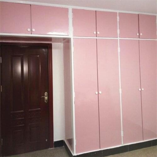 Beibehang Thickened paint bright cabinet cabinets plain self-adhesive wallpaper furniture renovation waterproof stickers