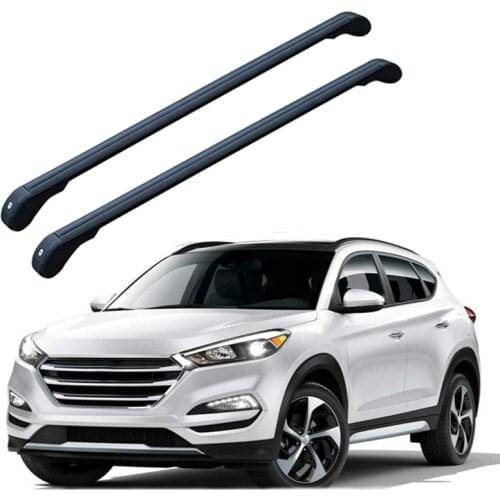 Roof Rack Cross Bars Fit for Compatible with Hyundai Tucson 2016 2017 2018 2019 2020 Crossbars Baggage Cargo Luggage Aluminum