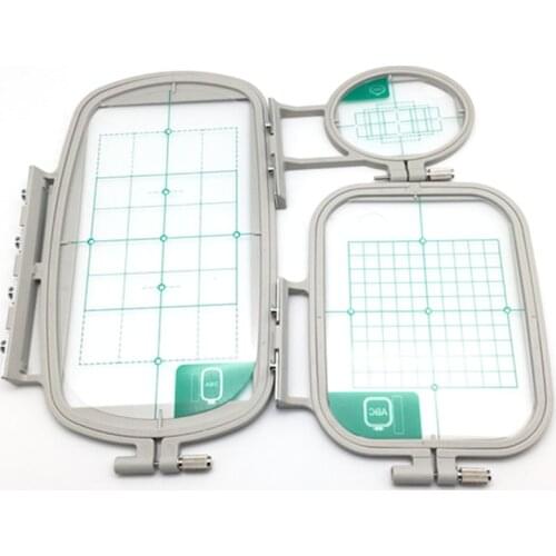 3pcs Sew Tech Embroidery Hoops for Brother Embroidery Machine Frame for Brother PE500 PE400D HE240 LB6700 SE350 Embroidery Frame