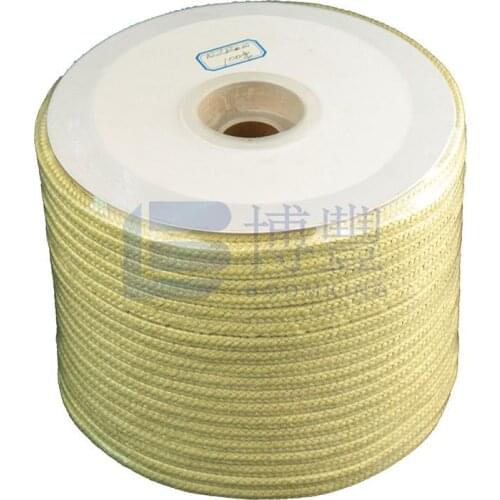 Size 8 x 8 mm,200m per roll,square Glass tempering furnace high temperature rope,insulated roller conveyor belt