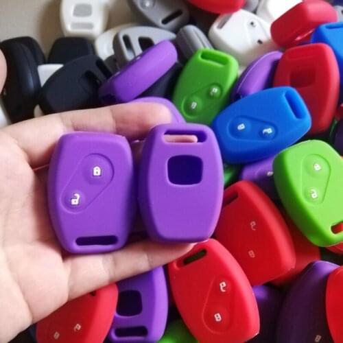 Silicone Car Key Cover Case For Honda2 buttons remote key cover