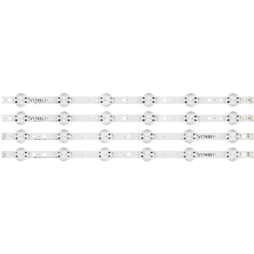 100set LED Backlight strip For LG 49'' TV 6916L-2862A 6916L-2863A V17 49 R1+L1 ART3 49UJ670V-ZD 49UJ651V LC490DGG(FK)(MD)