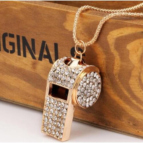 Whistles, assorted decorations, necklace, long accessories, autumn and winter sweater chain, pendant, womens wear