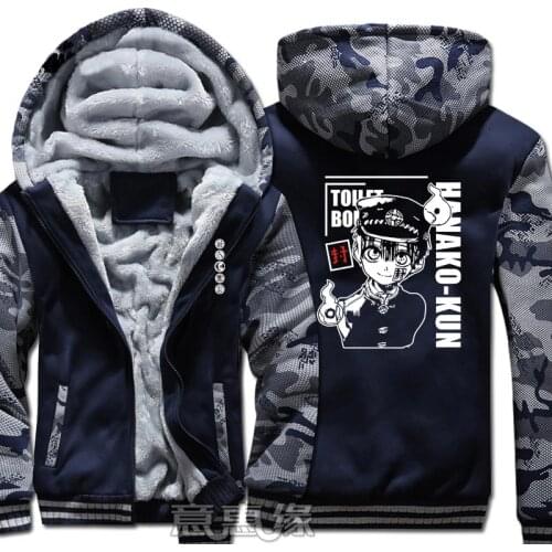 Toilet-bound Hanako-kun Hoodie Anime Clothing Fashion Men Women Winter Jibaku Shounen Hanako kun Cosplay Coat Warm Sweatshirts