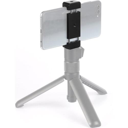 Unique 2x / 3x 1/4" Screw Mobile Phone Clip Stand Holder Tripod Monopod Mount for iPhone Huiwei for Gopro Camera Selfie Stick