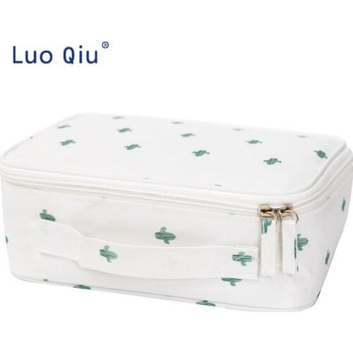 Waterproof makeup bag large capacity multi-function portable bag compact small portable travel bag