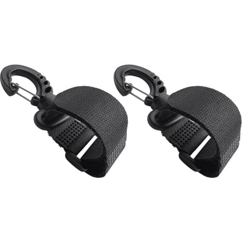 2pcs Black Kayak Paddle Clip Canoe Boating Dinghy Keeper Holder Universal Easy to Attach