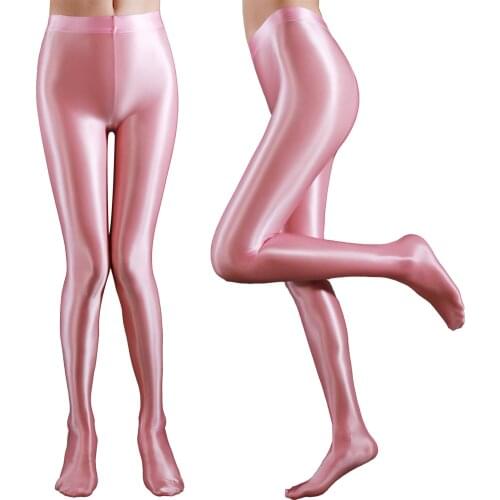 Womens Tights Sexy Shiny Pantyhose Oil Glossy Panty Mujer Women Tights High Waist Wetlook Lingerie Push Up Hip Sexy Leggings Pa