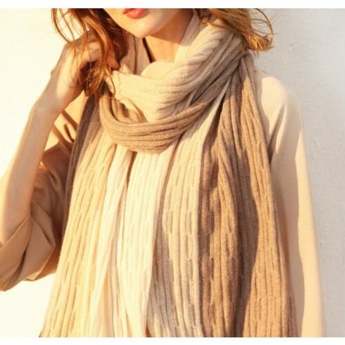 Bogeda New Cashmere Scarf Women Winter Thick Warm Luxury Pashmina Cashmere Scarf Camel Beige High Quality Free Shipping