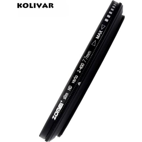 Zomei 49/52/55/58/62/67/72/77/82 Fader Variable ND Filter Adjustable ND2-400 Neutral Density Filter for Canon Nikon Sony Lens