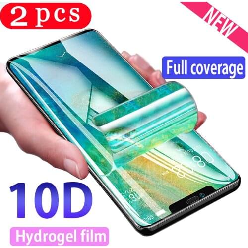 2Pcs soft full cover for huawei mate 9 10 20x 20 lite hydrogel film mate 30 pro phone screen protector protective film Not Glass