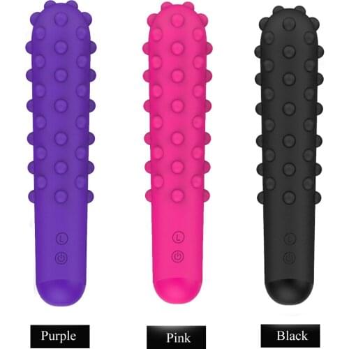 7 speed magic wand vibrators sex toys for women clitoris stimulator anal massage bumps female silicone dildo sex shop