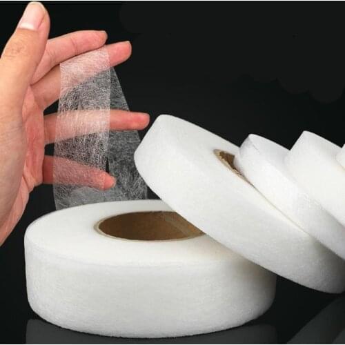 70 Yard Fusible Interlining Fabric Tape double sided DIY clothing patchwork Lining ironing hot melt Fabric tape Sewing Accessory