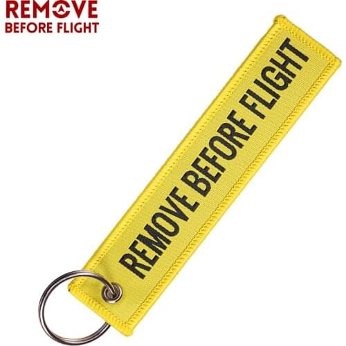 Remove Before Flight Keychian New Fashion Wholesale Woven Key Chain for Motorcycle cool keychains for car keys Aviation Gift OEM