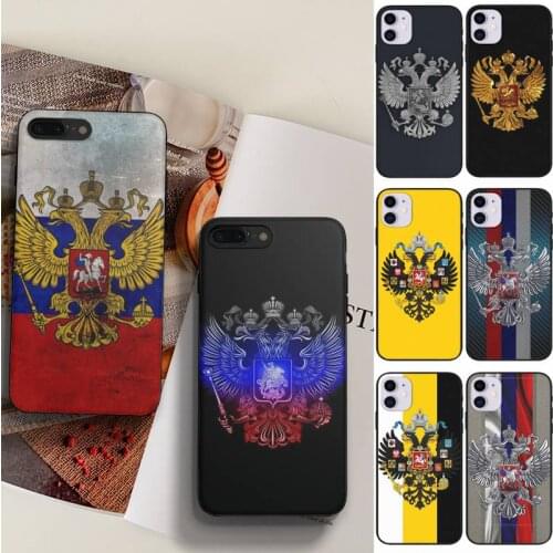 Russia Flag Coat Of Arms Phone Case Fundas Shell Cover For HUAWEI P10 P20 P30 P40 Mate 30 40 Lite Pro